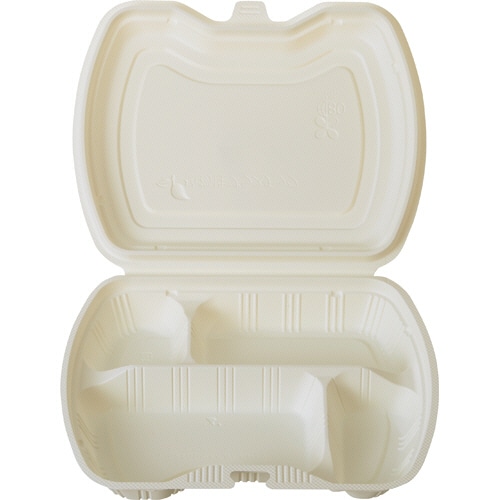 リスパック ニュートデリカ シェルBOX 80-1 アイボリー 25枚/袋(ご注文単位1袋)【直送品】