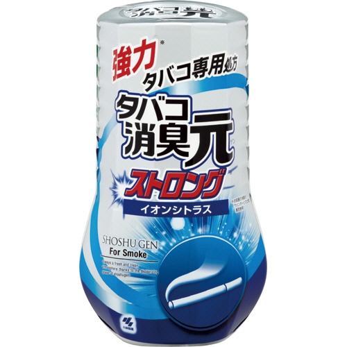 小林製薬 タバコ消臭元 ストロング イオンシトラス 400ml 1個(ご注文単位1個)【直送品】