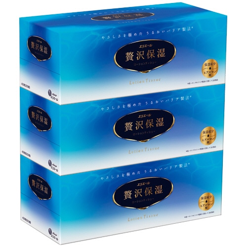大王製紙 エリエール ローションティシュー贅沢保湿 200組 30個/箱(ご注文単位1箱)【直送品】