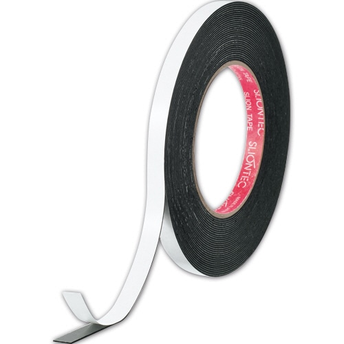 スリオンテック ポリエチレン発泡体両面テープ 10mm×10m 5565-10X10 1巻(ご注文単位1巻)【直送品】