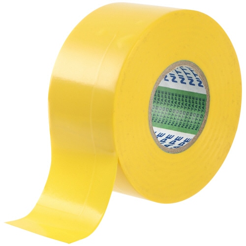 ニトムズ ビニルテープ No.21 幅広 38mm×20m 黄 J3412 1巻(ご注文単位1巻)【直送品】