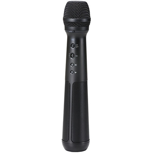 キングジム マイク型拡声器 スピーカー付きマイク SPMC10クロ 1本（ご注文単位1本）【直送品】