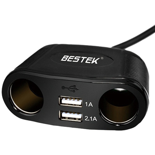 ベステック 車載シガーソケットUSB充電器 MRS152BK 1個(ご注文単位1個)【直送品】
