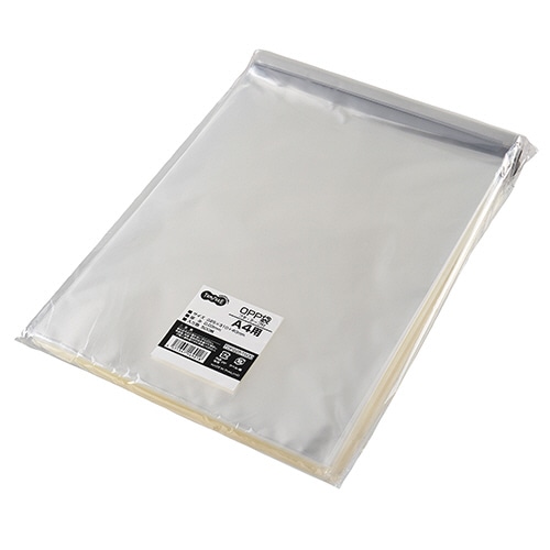 TANOSEE OPP袋 フタ・テープ付 A4用 225×310＋40mm 5000枚/箱（ご注文単位1箱）【直送品】