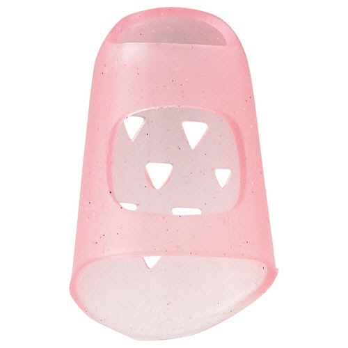 TANOSEE シリコンキャップ指サック S ピンク 4個/袋（ご注文単位1袋）【直送品】