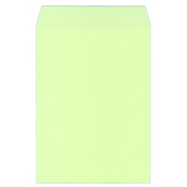 キングコーポレーション カラークラフト封筒 角2 85g/㎡ 〒枠なし ウグイス 業務用パック 080411 500枚/箱（ご注文単位1箱）【直送品】