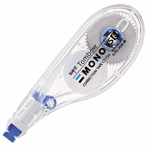 トンボ鉛筆 修正テープ モノYS6 6mm幅×10m 青 CT-YS6 1個(ご注文単位1個)【直送品】