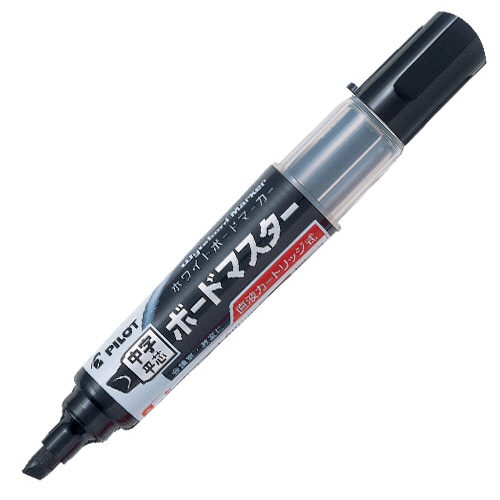 パイロット ボードマーカー ボードマスター 中字平芯 ブラック WMBM-12LC-B 10本/セット（ご注文単位1セット）【直送品】