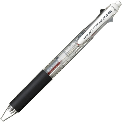 三菱鉛筆 多機能ペン ジェットストリーム2&1 0.7mm (軸色:透明) MSXE350007.T 1本(ご注文単位1本)【直送品】