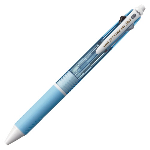 三菱鉛筆 多機能ペン ジェットストリーム3&1 0.7mm (軸色:水色) MSXE460007.8 1本(ご注文単位1本)【直送品】