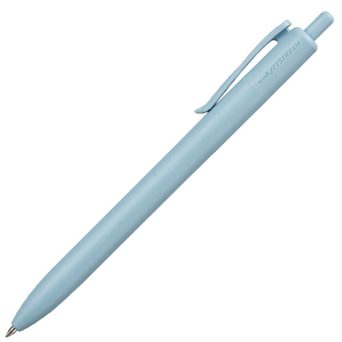 三菱鉛筆 油性ボールペン ジェットストリーム 海洋プラスチック 0.7mm 黒 (軸色:ライトブルー) SXNUC07ROP.8 10本/セット(ご注文単位1セット)【直送品】