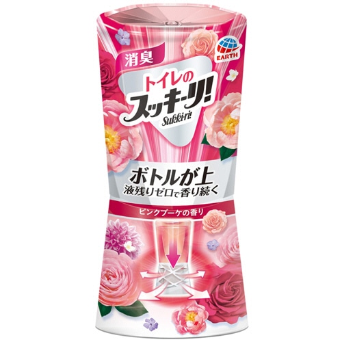 アース製薬 トイレのスッキーリ! ピンクブーケ 400ml 1個(ご注文単位1個)【直送品】