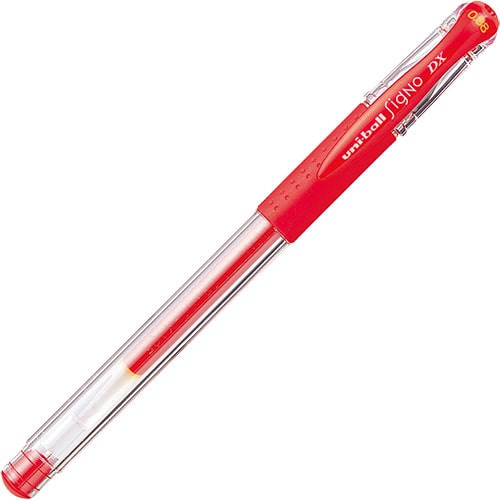 三菱鉛筆　ゲルインクボールペン　ユニボール　シグノ　極細　0.38mm　赤　UM151.15　1本（ご注文単位1本）【直送品】