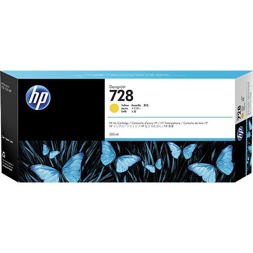 HP　HP728　インクカートリッジ　イエロー　300ml　F9K15A　1個（ご注文単位1個）【直送品】
