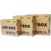 日本サニパック　エコノプラスBOX　半透明　90L　0.020mm　E-94　1箱（100枚）（ご注文単位1箱）【直送品】