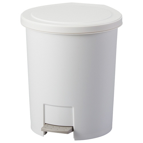 アスベル　エバン　ペダルペール　12L　中バケツ付　ホワイト　A6007WH　1台（ご注文単位1台）【直送品】