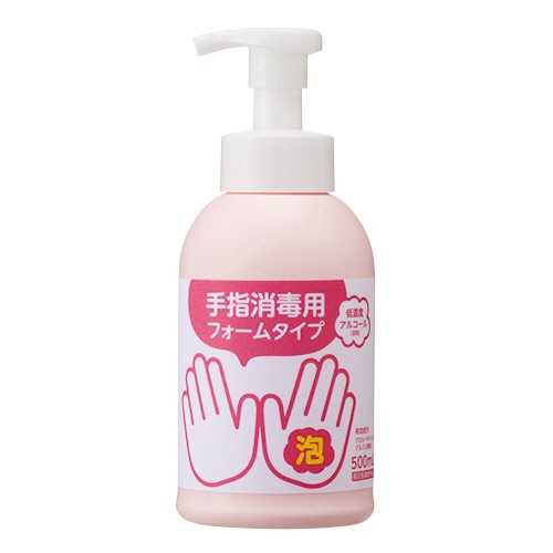 TANOSEE　手指消毒用　フォームタイプ　本体　500ml　1本（ご注文単位1本）【直送品】