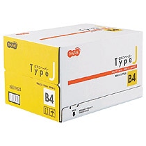 TANOSEE αエコペーパー タイプJ B4 1箱(2500枚:500枚×5冊)(ご注文単位1箱)【直送品】