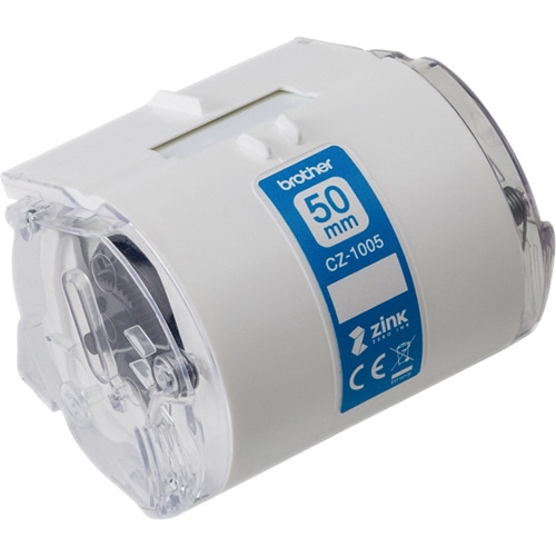ブラザー　感熱フルカラーラベルプリンター　ピータッチカラー用ロールカセット　50mm幅×長さ5m　CZ-1005　1個（ご注文単位1個）【直送品】