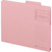 ライオン事務器　持出しフォルダー　A4　ピンク　A4-APF-K　1冊（ご注文単位1冊）【直送品】