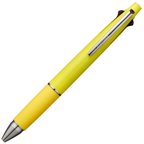 三菱鉛筆 多機能ペン ジェットストリーム4&1 0.5mm (軸色:レモンイエロー) MSXE510005.28 1本(ご注文単位1本)【直送品】