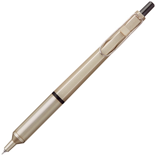 三菱鉛筆 油性ボールペン ジェットストリーム エッジ 0.28mm 黒 (軸色:シャンパンゴールド) SXN100328.25 1本(ご注文単位1本)【直送品】