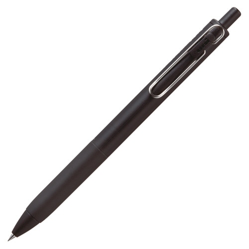 三菱鉛筆　ゲルインクボールペン　ユニボール　ワン　0.38mm　黒　（軸色：黒）　UMNS38BK.24　1本（ご注文単位1本）【直送品】