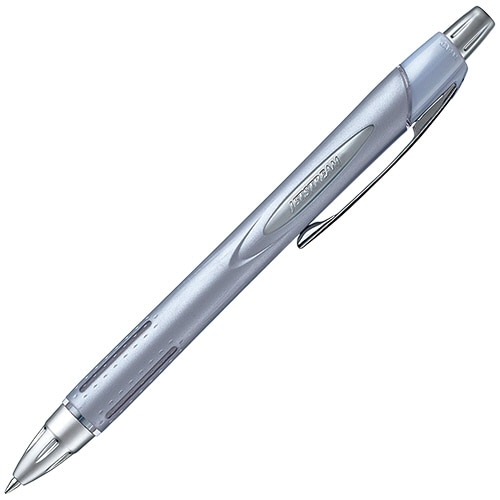 三菱鉛筆 油性ボールペン ジェットストリーム ラバーボディ 0.7mm 黒 (軸色:シルバー) SXN25007.26 1本(ご注文単位1本)【直送品】