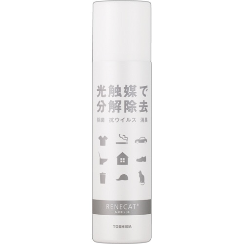 東芝マテリアル　ルネキャット　除菌・消臭　光触媒スプレー　180g　1本（ご注文単位1本）【直送品】
