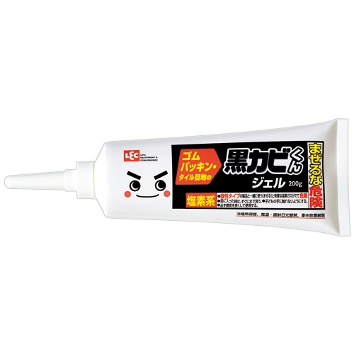 レック　激落ち　黒カビくん　カビ取りジェル　200g　ヘラ付き　C00092　1個（ご注文単位1個）【直送品】