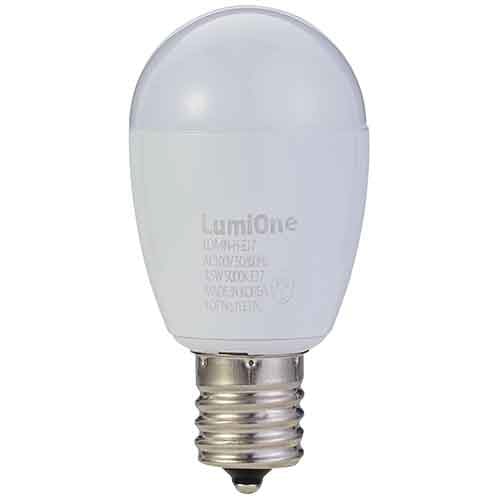 インターテクノロジー LED電球 ミニクリプトン形 E17口金 3.5W 5000K 昼白色 LDA4N-H-E17 1個(ご注文単位1個)【直送品】