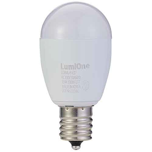 インターテクノロジー LED電球 ミニクリプトン形 E17口金 3.5W 3000K 電球色 LDA4L-H-E17 1個(ご注文単位1個)【直送品】