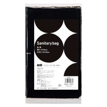 TANOSEE サニタリーバッグ 黒 1セット(3000枚:50枚×60パック)(ご注文単位1セット)【直送品】