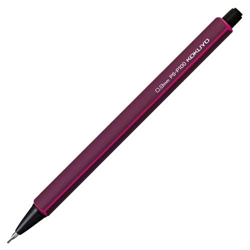 コクヨ 鉛筆シャープ 0.9mm (軸色:ワインレッド) PS-P100DR-1P 1本(ご注文単位1本)【直送品】