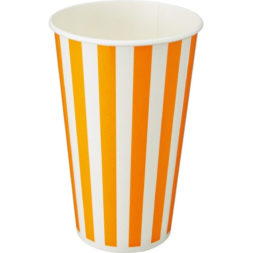 トーカン 両面ラミネートカップ ストライプ 545ml(18オンス) 1パック(25個)(ご注文単位1パック)【直送品】