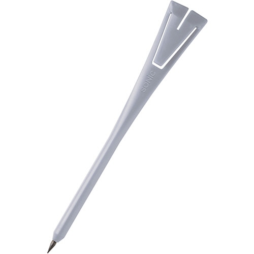 ソニック クリップ付ペンシル 抗菌タイプ グレー DA-4901-GL 1セット(200本:50本×4パック)(ご注文単位1セット)【直送品】