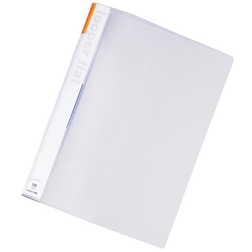 リヒトラブ　ルーパーフラット　A4タテ　2穴　100枚収容　黄　F-52-5　1セット（25冊）（ご注文単位1セット）【直送品】