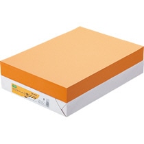 TANOSEE　αエコカラーペーパーII　B4　オレンジ　1セット（2500枚：500枚×5冊）（ご注文単位1セット）【直送品】