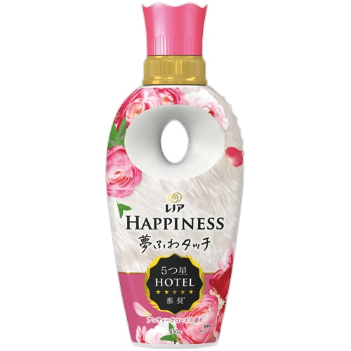 P&G レノアハピネス 夢ふわタッチ 華やかに香るアンティークローズの香り 本体 450mL 1本(ご注文単位1本)【直送品】