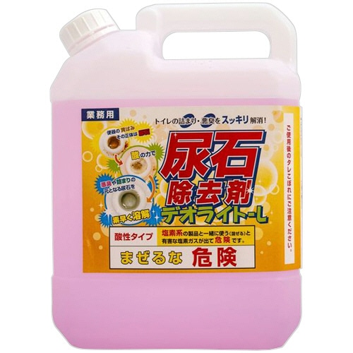 和協産業 業務用尿石除去剤 デオライトL 4kg 1本(ご注文単位1本)【直送品】