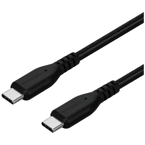 オウルテック やわらか超タフ C to Cケーブル PD60W対応 1.0m ブラック OWL-CBA4CC10-BK 1本/個(ご注文単位1個)【直送品】