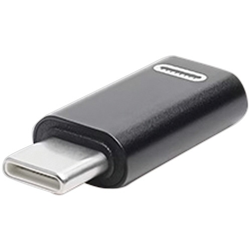 FSC Type-C変換アダプタ ブラック FS-ADLC01-BK 1個(ご注文単位1個)【直送品】