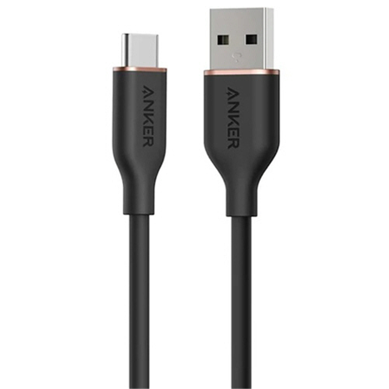 アンカージャパン ANKER USB-C & USB-A ケーブル Flow 0.9m ブラック A85G1N11 1本(ご注文単位1本)【直送品】