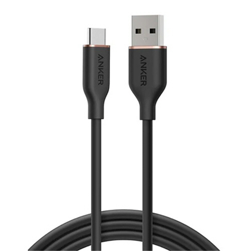 アンカージャパン ANKER USB-C & USB-A ケーブル Flow 1.8m ブラック A85G1N12 1本(ご注文単位1本)【直送品】