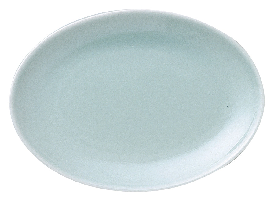 山万 青彩（水面）　8”プラター 1個（ご注文単位1個）【直送品】