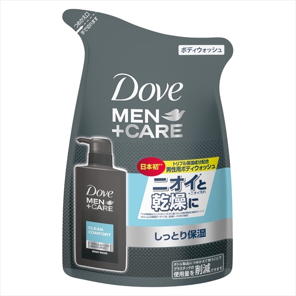 ユニリーバ・ジャパン ダヴメン+ケア ボディウォッシュ クリーンコンフォート つめかえ用 320G 1個(ご注文単位1個)【直送品】