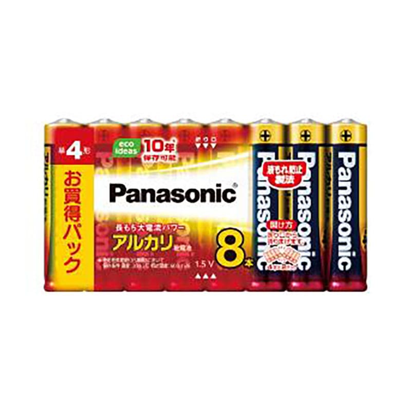 パナソニックマーケティングジャパン アルカリ 単4 LR03XJ/8SW 8本/個（ご注文単位1個）【直送品】