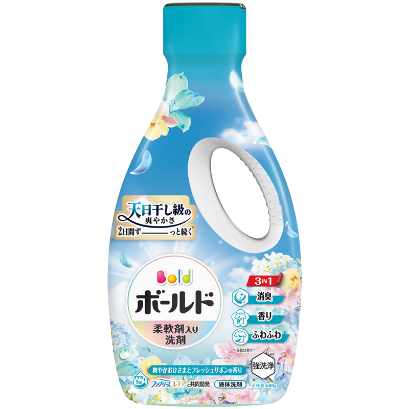 Ｐ＆Ｇジャパン合同会社 ボールドジェル爽やかフレッシュフラワーサボンの香り本体 680G 1パック（ご注文単位1パック）【直送品】