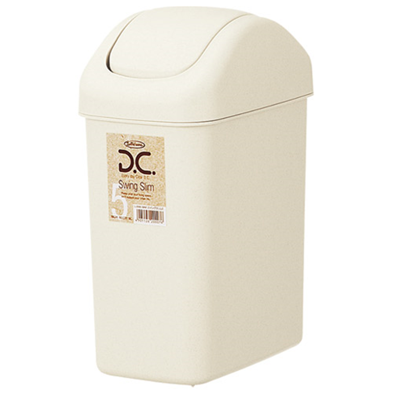 岩崎工業 DCスイングスリム5 6.5L ホワイト 1個（ご注文単位1個）【直送品】