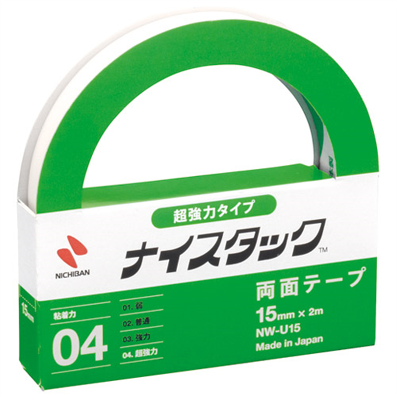 ニチバン ナイスタック NW-U15 超強力 15mm×2m 1個(ご注文単位1個)【直送品】